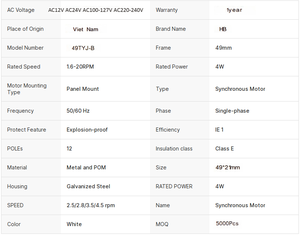 มอเตอร์เตาอบไมโครเวฟเครื่องใช้ไฟฟ้าในครัวเรือนพัดลมระบายความร้อนพัดลมทำความร้อน4W 49มม. พร้อมการรับประกัน1ปี - Product Image 5