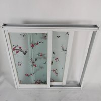 Châssis de fenêtre à battant coulissant en aluminium modèles noirs pour l'extérieur et l'hôtel avec verre aluminium et prix compétitifs