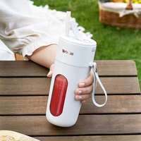 Mini-mixeur portable USB électrique personnalisé avec logo couleur pour fruits et jus