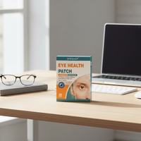 Patchs pour la santé des yeux à la vitamine C et E en tissu non tissé pour soulager la fatigue oculaire, la sécheresse et la vision floue, hydratants et protecteurs contre la fatigue oculaire