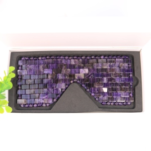 Venta al por mayor Gemstone Skincare Eye Massage Beauty Tool Healing Crystal Stone Cooling Eye <span class=keywords><strong>Mask</strong></span> Rose Quartz Amethyst Eye <span class=keywords><strong>Mask</strong></span> - Product Image 4