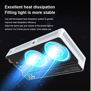 ไฟวิดีโอ RGB 40W แบบพกพาไฟกล้อง LED พร้อมแบตเตอรี่2500-9000K 3350mAh แบบชาร์จไฟได้ - Product Image 6