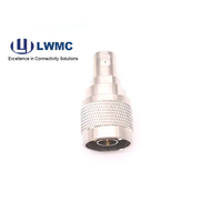 Connecteur de câble coaxial en laiton N mâle vers adaptateur coaxial RF femelle BNC