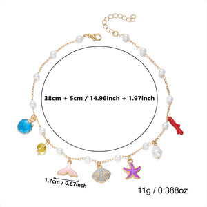 <span class=keywords><strong>Collar</strong></span> con Colgante <span class=keywords><strong>de</strong></span> Estrella <span class=keywords><strong>de</strong></span> Mar, Joyería Dopamina para Vacaciones <span class=keywords><strong>de</strong></span> Verano en la Playa - Product Image 6