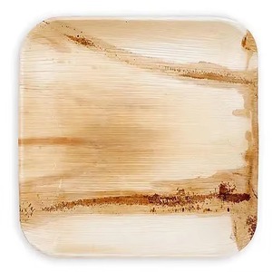 Platos Cuadrados de Hoja de Palma Areca de Excelente Calidad, Compostables, Libres de Químicos, para Buffet de Bodas y Ocasiones Especiales, en Venta - Product Image 3
