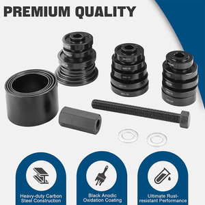 23-teiliges Kohlenstoffstahl FWD Radlager-Presswerkzeug-Set für Vorderrad-Antrieb Lager Ausbau & Einbau mit Gleitschrauben - Product Image 3