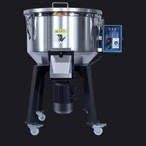 Mezcladora Industrial Vertical Automática de Plástico de Doble Tornillo Cónico, Controlada por PLC, 100KG 3kW, 380V, Producción de 100kg/h, Color - Product Image 1