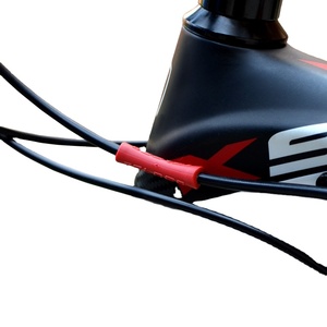 Funda de goma para <span class=keywords><strong>bicicleta</strong></span>, <span class=keywords><strong>Protector</strong></span> de Cable para palanca de freno de línea de tubería, 2 colores, Marco ultraligero, guías de Cable <span class=keywords><strong>Protector</strong></span> para MTB - Product Image 6
