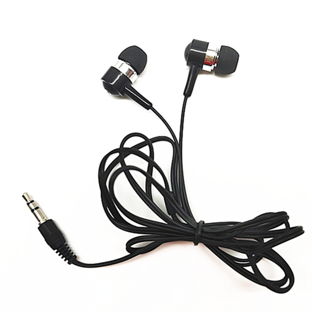 Wired Earphones 3.5mm in Ear Earbuds Stereo Heavy Bass Headphones No Mic Noise Isolating Sport Headset for Phone PC MP3