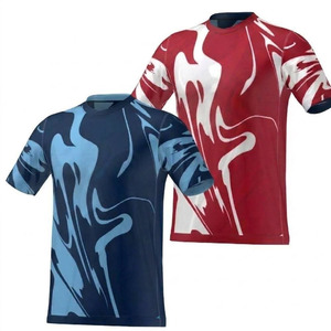 Maillot d'entraînement de football réversible unisexe, personnalisé, à manches courtes, respirant, séchage rapide, polyester écologique, uniforme d'équipe - Product Image 1