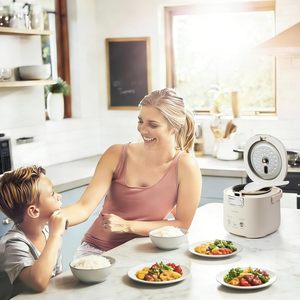 High Quality 2.5L <b>Kitchen</b> Multi-Function Digital Electric Mini Drum Low Sugar Rice Cooker With Stainless Steel Inner Pot - Product Image 3
