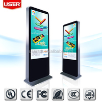 Kiosque publicitaire LCD extérieur haute luminosité et étanche