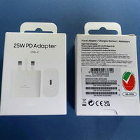 Cargador de Pared USB-C PD Original de 25W 45W 50W 65W, Cargador de Teléfono Súper Rápido de Doble Tipo C y Adaptador para Samsung Galaxy S25 S24 Ultra