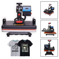 Machine de Presse à Chaud Professionnelle de Sublimation 8 en 1 Combo, Transfert d'Impression Numérique DIY pour T-Shirts, Mugs, Assiettes et Casquettes