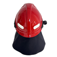 Casque de pompier EN443 en nylon PA-66, résistant à la chaleur, protection contre la chaleur radiante