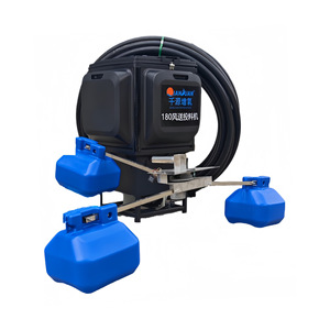 180 Wind Feeding Machine For Fishpond Automatic Timer 220V Plastic Feeder - Product Image 1