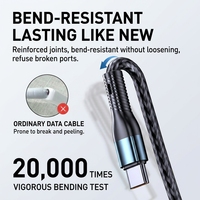 Cable de Carga Múltiple, Cable de Carga 3 en 1, Cable de Carga Rápida USB de 3A con Conector Micro USB Tipo C-L para Teléfono