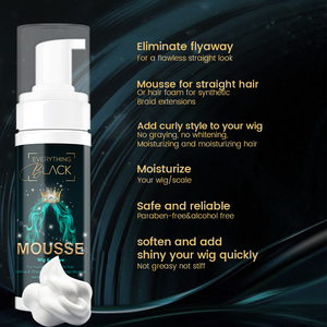 Kit de soins d'extension de cheveux, étiquette personnalisée, <span class=keywords><strong>perruque</strong></span> <span class=keywords><strong>synthétique</strong></span>, <span class=keywords><strong>shampoing</strong></span> et après-<span class=keywords><strong>shampoing</strong></span> pour perruques - Product Image 4