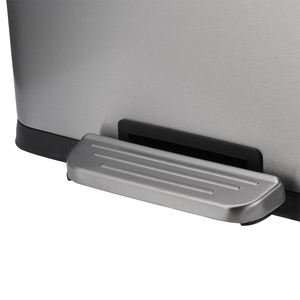 <span class=keywords><strong>Cubo</strong></span> de <span class=keywords><strong>Basura</strong></span> Rectangular de <span class=keywords><strong>Acero</strong></span> <span class=keywords><strong>Inoxidable</strong></span> de 50L, Ecológico, con Pedal - Product Image 6