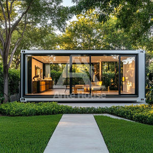 Оптовая цена, 20 футов съемный контейнерный дом | Заводская плоская сборная крошечная вилла с сэндвич-панелью - Product Image 6