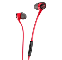 Audífonos HyperX Earbuds II con Cable de 3.5mm, Resistentes al Agua IPX-3, con Micrófono Integrado, Compatibles con PS4, PS5 y Xbox Series