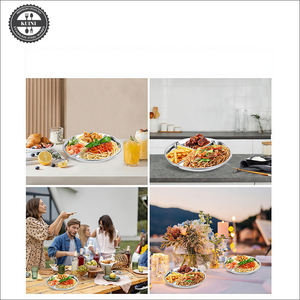 Piastre per bambini in acciaio inossidabile 304 di alta qualità, piastre di controllo per porzioni divise per perdita di peso bariatrica e dieta diabetica - Product Image 3