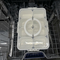 Boîte de rangement pour réfrigérateur en plastique, compatible lave-vaisselle, compartiment hermétique avec couvercle et poignée pour fruits et collations