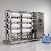Système de traitement d'eau par osmose inverse industrielle pour la concentration de jus de fruits, usine de traitement d'eau