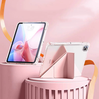 Étui en cuir antichoc avec support pour stylet et rabat triple pour iPad 12e génération 2026/Air 11/iPad Pro 11 2025
