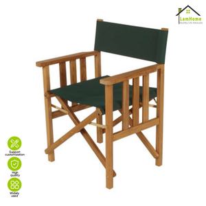 Silla <span class=keywords><strong>de</strong></span> <span class=keywords><strong>Director</strong></span> Plegable Elegante <span class=keywords><strong>de</strong></span> Madera <span class=keywords><strong>de</strong></span> Haya para Jardín, Terraza, Patio, Comedor, Reuniones al Aire Libre, Suministro Directo del Fabricante - Product Image 1