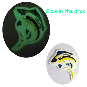 Logo personnalisé en caoutchouc étiquette de transfert de chaleur designer pvc fer sur patchs tactiques veste jean chapeau pour vêtements - Product Image 6