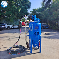 Machine de sablage à eau à haute pression portable sans poussière respectueuse de l'environnement facile à utiliser pompe à engrenages nettoyage manuel