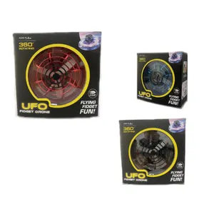 Samlok Venta al por mayor Ufo Mini Flying Drone Control de mano Flying Fidget Spinner Juguete de detección interactiva