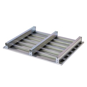 Sản xuất nhiệm vụ nặng nề bề mặt phẳng 3 skids cấp thực phẩm vệ sinh Pallet Nhựa Tùy chỉnh kích thước toàn bộ HDPE nhiệm vụ nặng nề - Product Image 3
