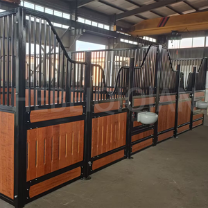 3 x 3 <span class=keywords><strong>m</strong></span> tijdelijke prefab paardenbox panelen, paardenstal panelen, dubbele draaibare paardenstalbox - Product Image 4