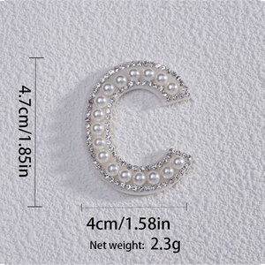 New Pearl <strong>Letter</strong> Hot Melt <strong>Adhesive</strong> Iron-On Embroidered Sequins Stamping Sticker 26 <strong>Letters</strong> Canvas Self-<strong>adhesive</strong> Patch - Product Image 5