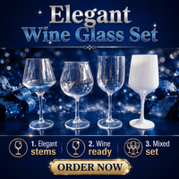 Verres à vin en acrylique de design moderne, gobelets à eau en plastique pour mariages, vente en gros