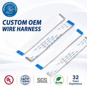 OEM AWM FFC/FPC <strong>Cable</strong> 12V VW 10pin 0.5mm 200mm Forward Direction Flexible Copper Core Electronic Environmentally Friendly PVC - Product Image 3