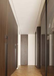 Armoire autoportante en bois massif avec porte à charnières pour chambre à coucher et salon, meubles fabriqués en Chine - Product Image 5