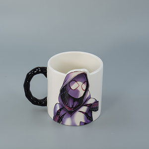 <span class=keywords><strong>Taza</strong></span> de Cerámica Personalizada con Relieve 3D y Asa con Forma - <span class=keywords><strong>Taza</strong></span> de Café de Dolomita con Personaje de Anime OEM - Product Image 4