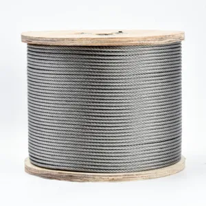 Marine Galvanize Cable Round Strand Steel Wire Rope 44mm 6*7+fc Used In Inclined Shaft Lifting 6*7+iws