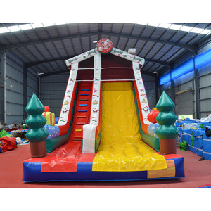 Tobogán Inflable Acuático y Seco para Niños, Tobogán Inflable Grande para Saltar y Brincar para <span class=keywords><strong>Fiestas</strong></span> de Navidad - Product Image 2