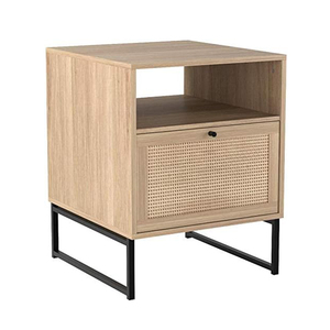 Discount comodini in legno rustico comodini con vano portaoggetti aperti tavolini laterali per camera da letto e Nursery - Product Image 4