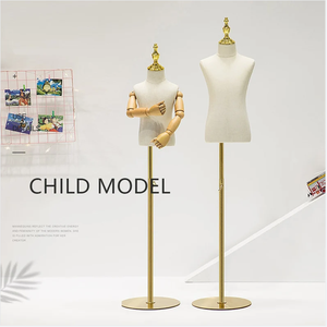 Mannequins buste pour enfants avec tête, présentoirs pour magasins <span class=keywords><strong>de</strong></span> vêtements pour enfants, modèles garçons et filles - Product Image 3