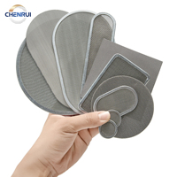 Filtre à disque en maille de fil métallique tissé rond en acier inoxydable à bon prix pour la séparation des liquides, filtre pour machine non tissée
