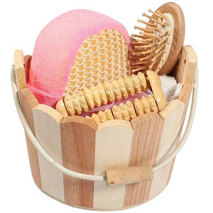 Vendita calda di alta qualità a forma di cuore <span class=keywords><strong>bagno</strong></span> regalo in legno 100% accessori naturali <span class=keywords><strong>set</strong></span> regalo da <span class=keywords><strong>bagno</strong></span> - Product Image 1