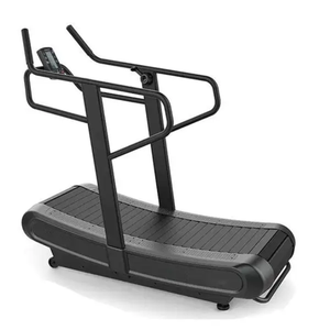 S DETI Fitness-Studioausrüstung Air Runner Gebogener Manueller Laufband für Kommerzielle Fitness-Studios - Product Image 1