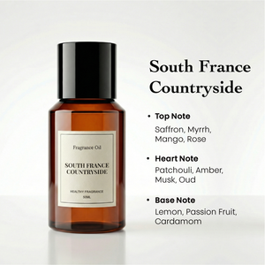 Huile parfumée concentrée 50 ml, senteur campagne sud-occidentale, naturelle, écologique, longue durée, huile aromatique de luxe pour hôtel - Product Image 2