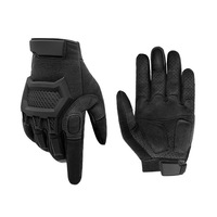 JinTeng Deportes de dedo completo Senderismo al aire libre Ciclismo Motocicleta Protección Pantalla táctil Transpirable Guantes tácticos resistentes al desgaste