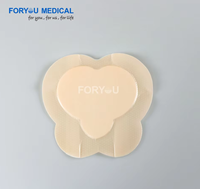 Pansement en mousse de silicone de classe III Luofucon avec une excellente action antibactérienne et gestion des exsudats 2 en 1